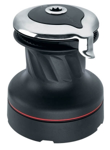 Harken Radial skødespil ST 2-speed  sort alu.