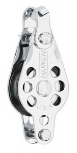 Harken Wireblok 25 mm enkelt, hunsvot