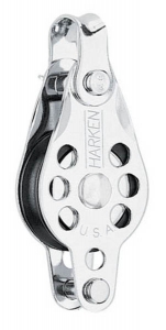 Harken Wireblok 38 mm enkelt, hunsvot