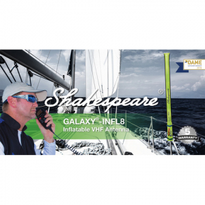 Shakespeare Galaxy-INFL8 1,6m 3dB oppustelig VHF nødantenne