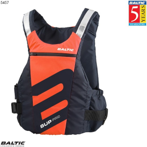 SUP Pro svømmevest-Orange-Navy-Small-58-87 cm. bryst