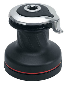 Harken Radial skødespil ST 1-speed  sort alu.