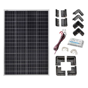 Solcellepakke 160w komplet med regulator
